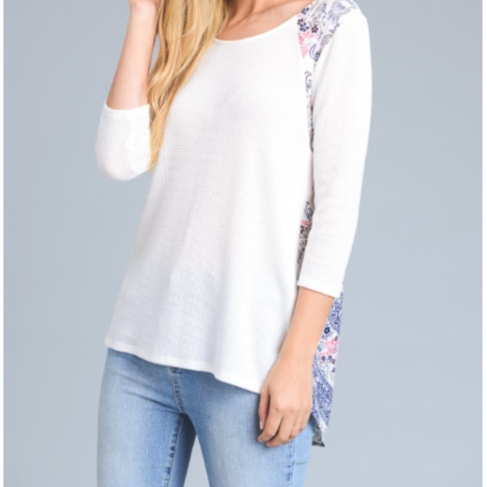 Floral Back Blouse